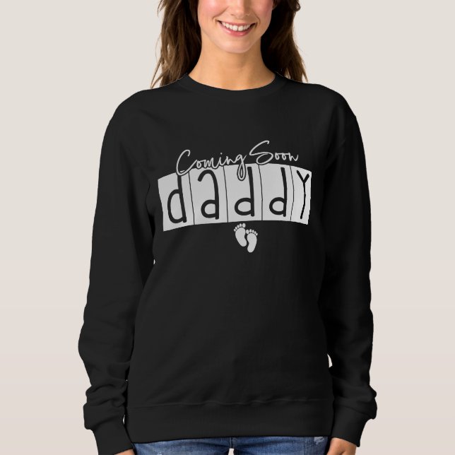 Camiseta Coming Soon Daddy  Pregnancy Expecting baby kid ne (Frente)
