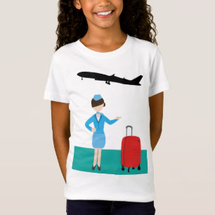 Camiseta Comissária de bordo