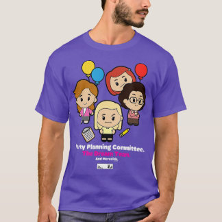 Camiseta Comitê de Planeamento do Office Cute Party 1