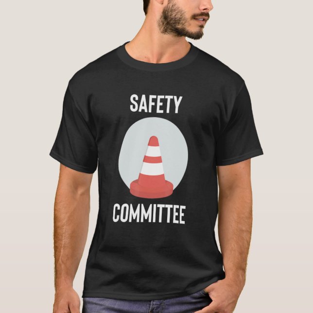Camiseta Comitê de Segurança com Cones de Tráfego (Frente)