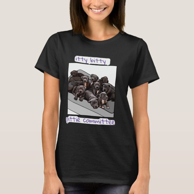 Camiseta Comitê Itty Bitty Pittie (Frente)