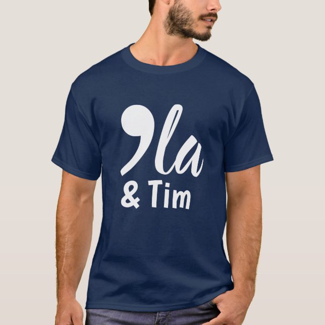 Camiseta Comma Kamala e Tim 2024 (Frente)