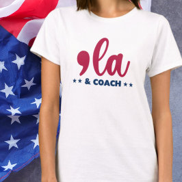 Camiseta Comma la & Coach-Kamala Harris