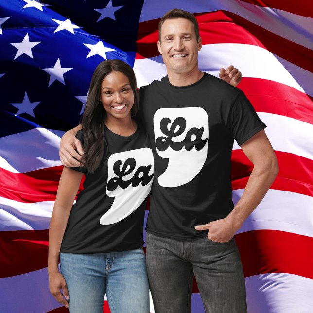 Camiseta Comma la Kamala Harris (Criador carregado)