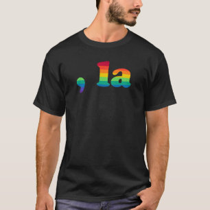 Camiseta Comma La Kamala Harris 2020 Rainbow