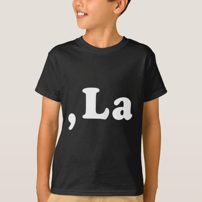 Camiseta Comma La Kamala Harris Apoio Democrata Funny 2020 (Frente)