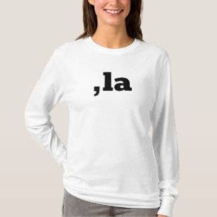 Camiseta Comma La Kamala Harris - design de texto personali