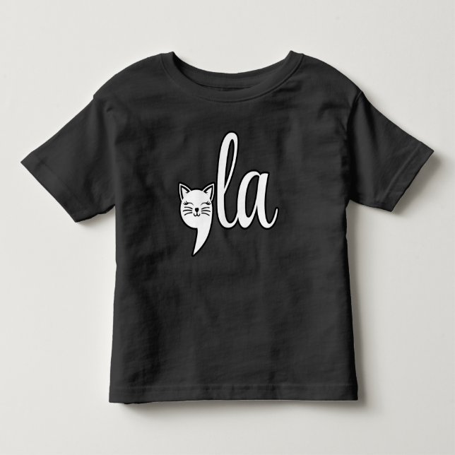 Camiseta Comma La Kamala Harris - mãe de gato para Kamala (Frente)