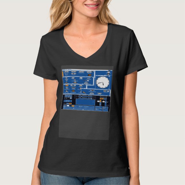 Camiseta COMMODORE AMIGA Workbench Área de Trabalho versão  (Frente)