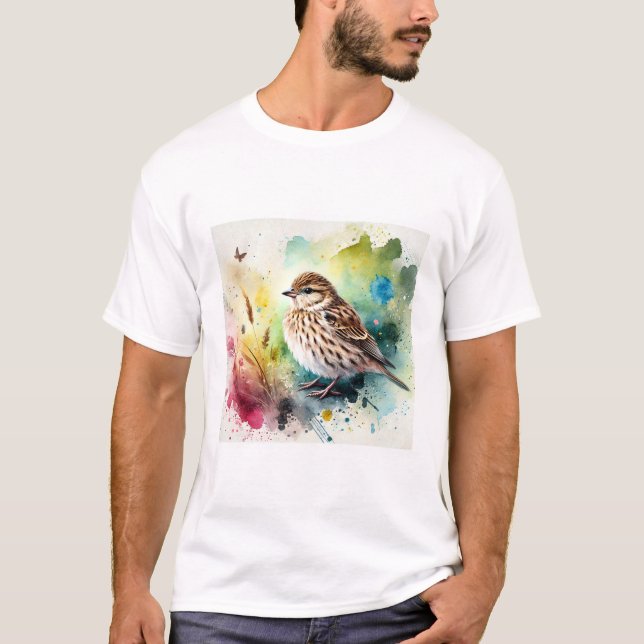 Camiseta Common Linnet 210724AREF102 - Watercolor (Frente)