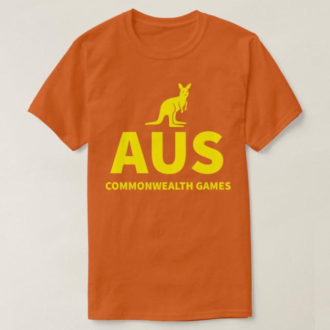 Camiseta Commonwealth Games Austrália (Frente do Design)