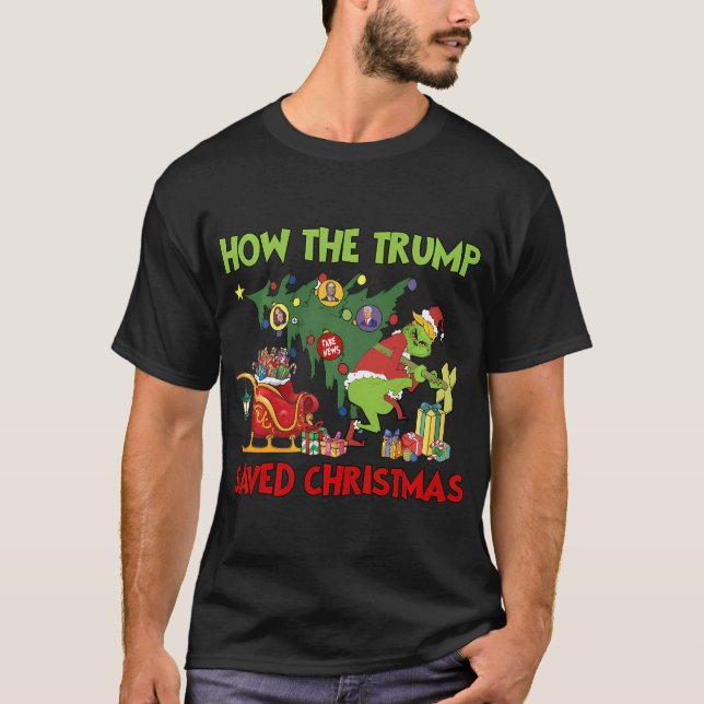 Camiseta Como A Armadilha Salvou O Natal Engraçado (Frente)