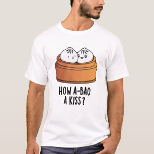 Camiseta Como A-bao Um Beijo Engraçado Dimsum Pun