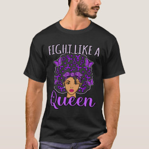 Camiseta Como a consciência da rainha Alzheimerheimer Roxo