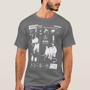 Camiseta Como a: Faça uma lâmpada do elefante