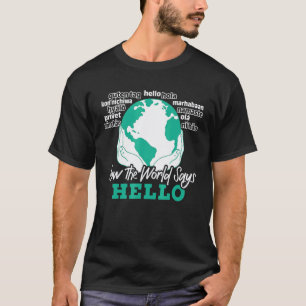 Camiseta Como a Palavra Diz Olá em Inglês Professor de ESL