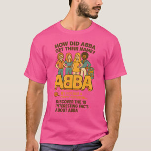 CAMISETA COMO ABBA OBTEVE O NOME DELES?