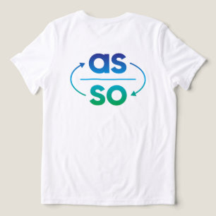 Camiseta Como Acima, Abaixo