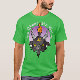 Camiseta Como Acima, Abaixo De Um Quarto De Banguecoque