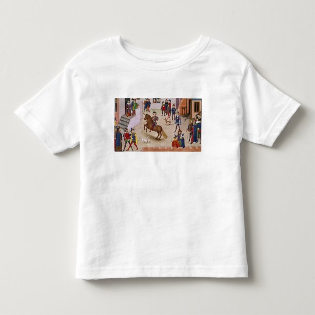 Camiseta Como Alexander o excelente montou Bucephalus (Frente)