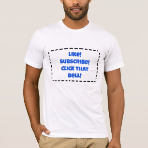 Camiseta Como! Assine! Clique Naquele Celular! YouTuber T-S