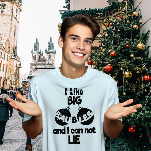 Camiseta Como Big Baubles Como Nada Mais Divertido (Criador carregado)