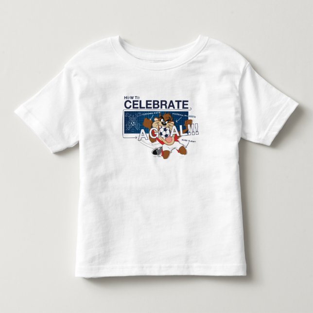 Camiseta Como Celebrar um Gol com TAZ™ (Frente)