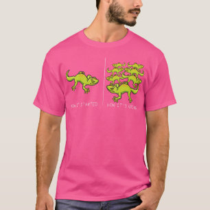 Camiseta Como Começou Como Está indo A Gecko