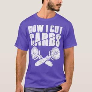 Camiseta Como Corto Carboidratos Engraçados Pizza Amadurece