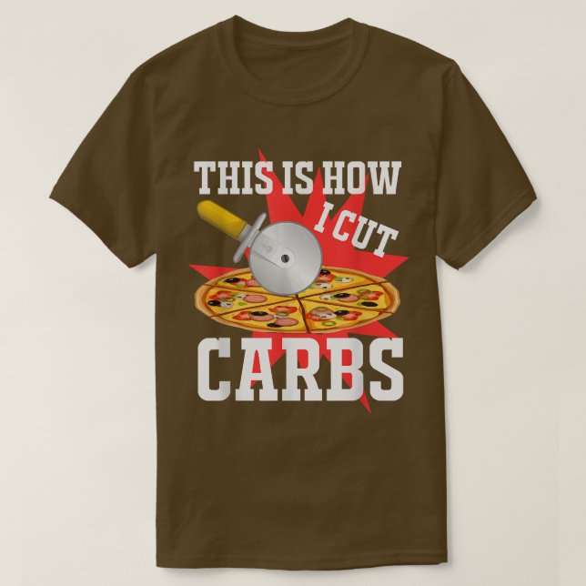 Camiseta Como Corto Carbos Pizza 543 903 (Frente do Design)