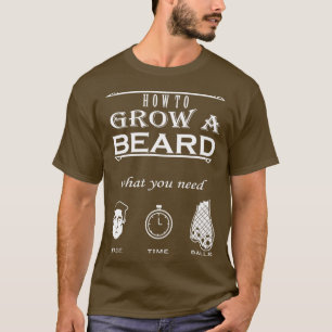 Camiseta Como crescer barba o que você precisa barba