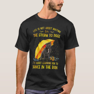 Camiseta Como Dançar Na Chuva De Staffordshire Bull Terrie