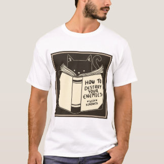 Camiseta Como Destruir Seus Inimigos Gato Engraçado