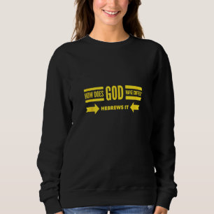 Camiseta Como Deus Faz O Café Hebraico Ele Quebra E Cristo?