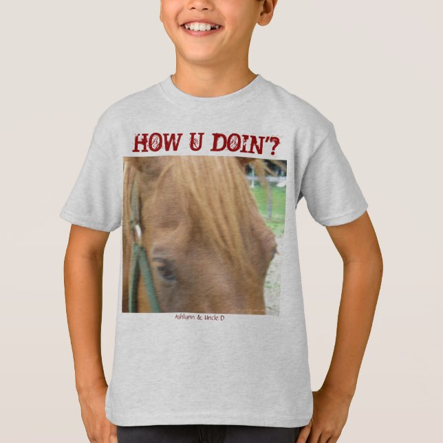 Camiseta Como Doin'? de U (Frente)