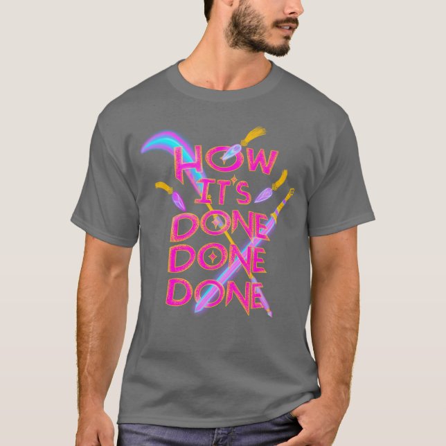 Camiseta Como É Feito Feito Feito rapaz (Frente)