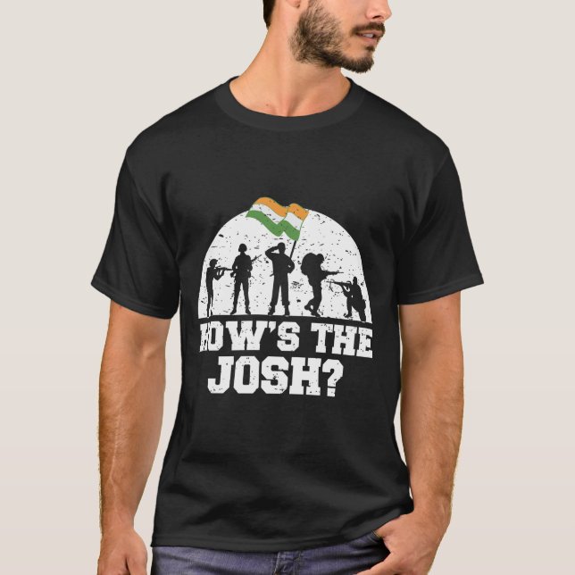 Camiseta Como é o slogan das citações de India do Hindi de (Frente)