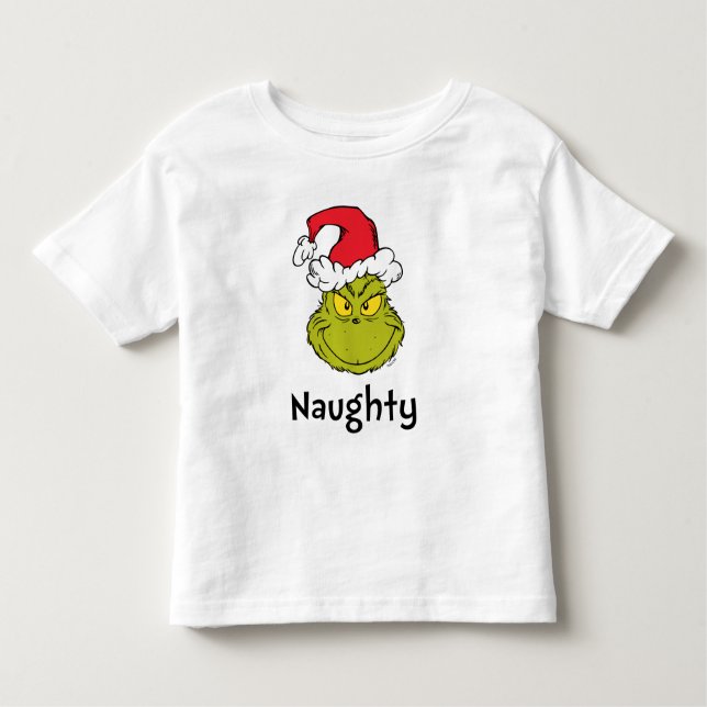 Camiseta Como é que o Grpolegadas roubou o Natal | Naughty  (Frente)