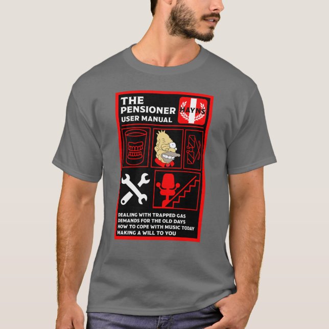 Camiseta Como entender Pessoas antigas (Frente)