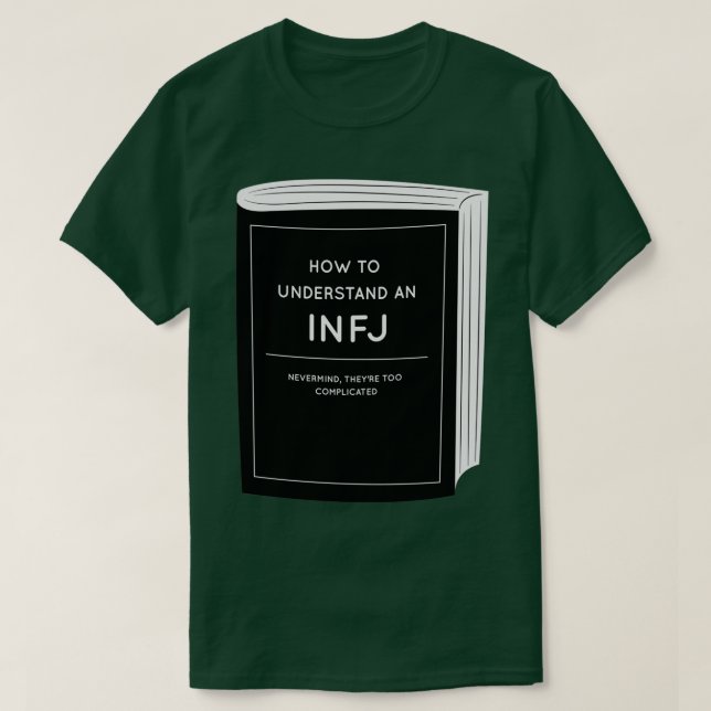 Camiseta Como entender um INFJ (Frente do Design)