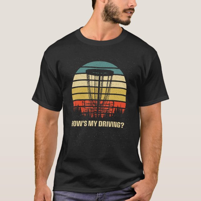 Camiseta Como Está Meu Disco Dirigente Golf Pun Golfer Piad (Frente)