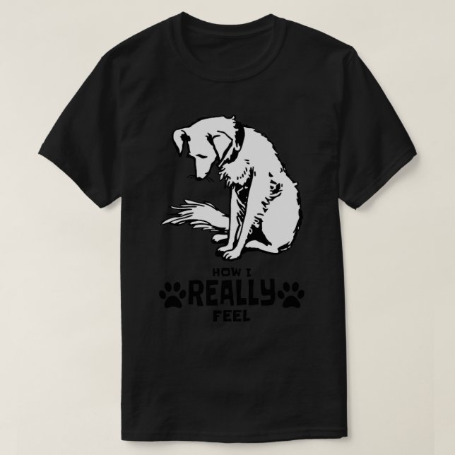 Camiseta Como eu me sinto (Frente do Design)