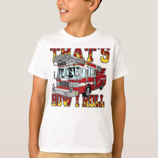 Camiseta Como eu rolo o carro de bombeiros