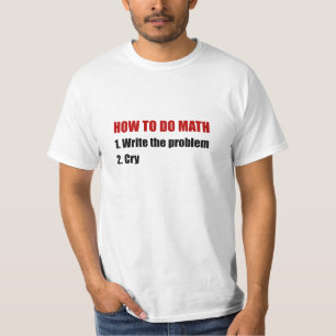 Camiseta Como fazer a matemática