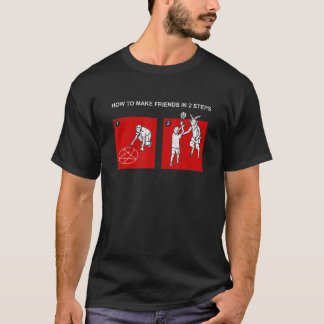 Camiseta Como Fazer Amigos Em 2 Etapas Satã Gótico Emo