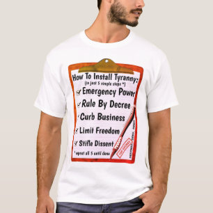 Camiseta Como fazer - Tirania (leve)