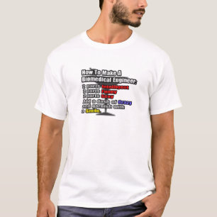 Camiseta Como fazer um Engenheiro biomédico