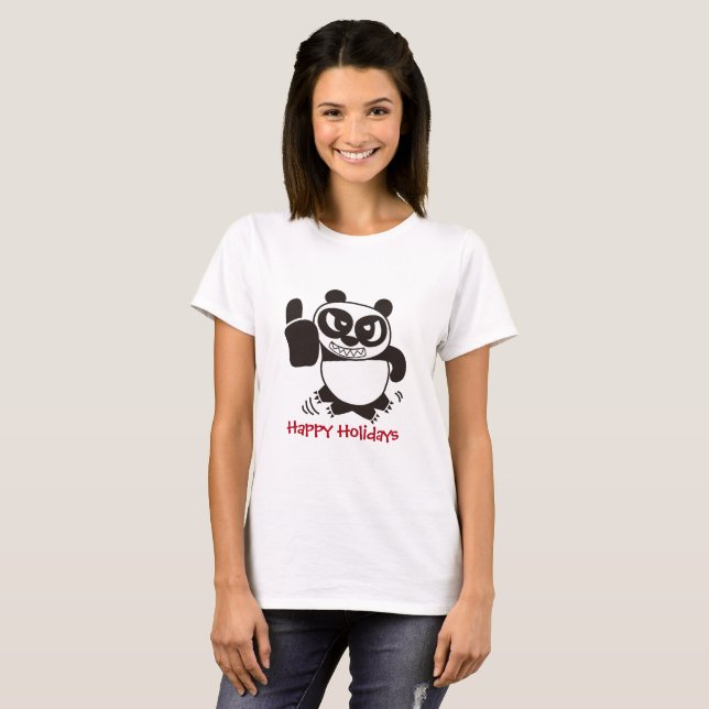 Camiseta Como Feriados Felizes (Frente Completa)