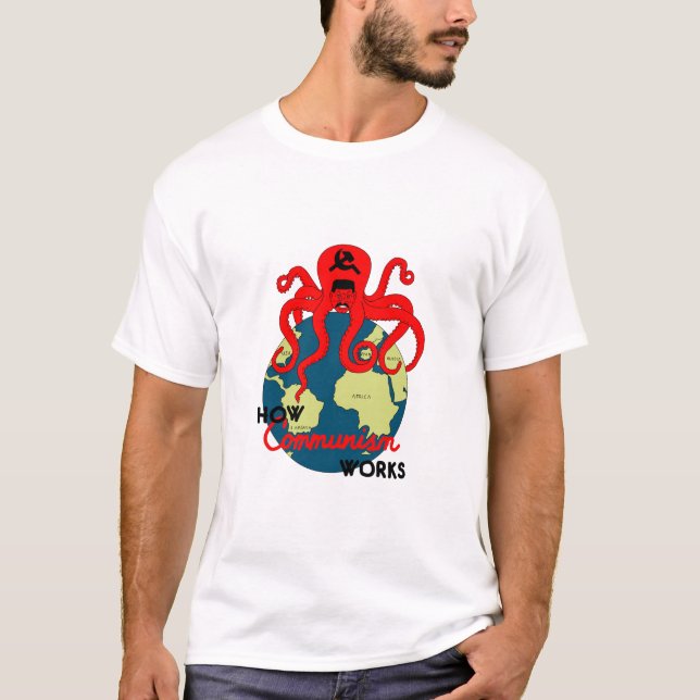 Camiseta Como funciona o comunismo (Frente)