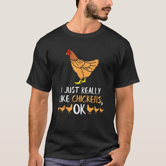 Camiseta Como Galinha De Frango Para Frango (Frente)